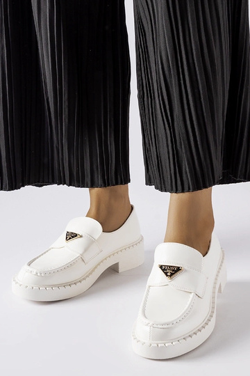 Mocassins blancs pour femmes Milne