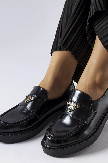 Mocassins noirs pour femmes Milne 2