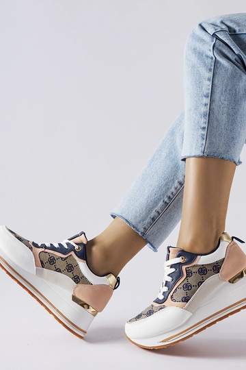 Baskets compensées blanches... 2