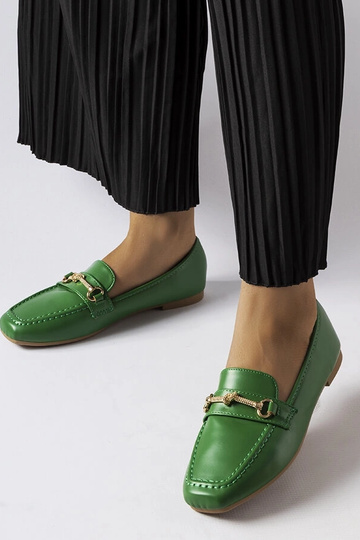 Mocassins fantaisie Docherty verts