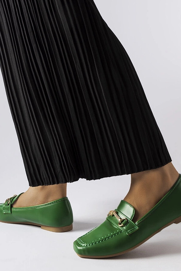 Mocassins fantaisie Docherty verts 2
