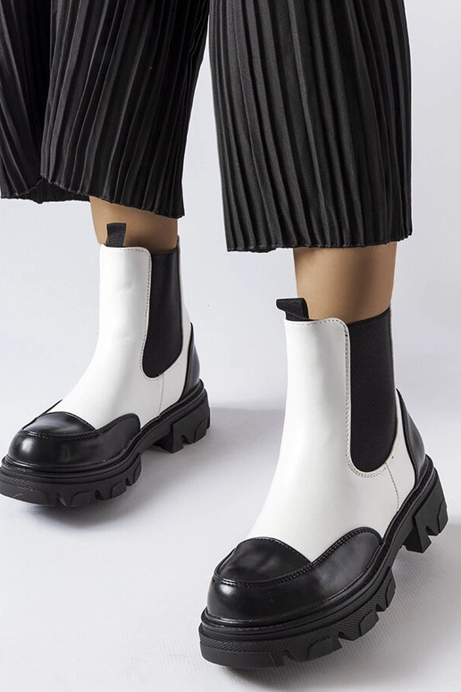 Bottines à enfiler Albany noires et...