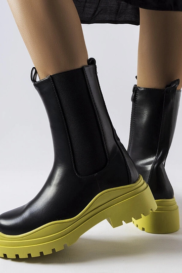 Bottines noires avec... 2