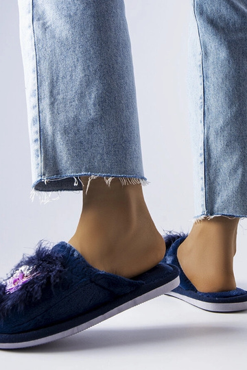 Chaussons chauds bleu... 2