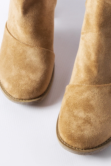Bottines beiges à découpes Artemisia 2