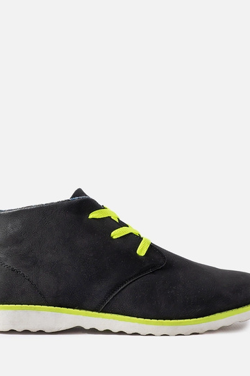 Richelieus noirs et fluo...