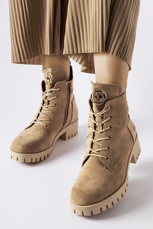 Bottes isolées en daim artificiel...