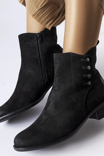 Bottines plates Decorah noires 2