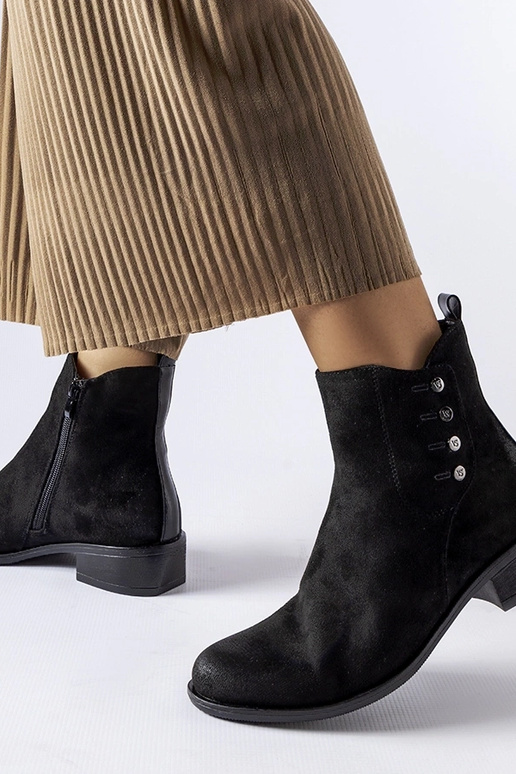 Bottines plates Decorah noires