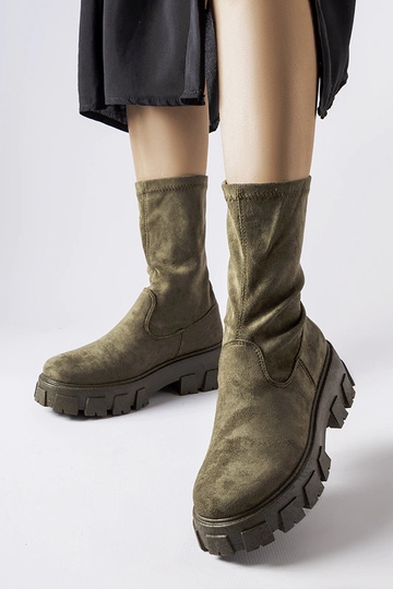 Bottines-chaussettes en...