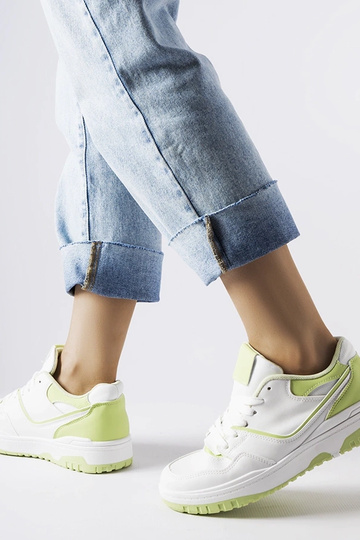 Baskets Barrette blanches... 2