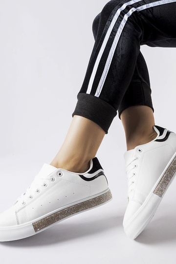 Baskets Dina en zircon noir... 2