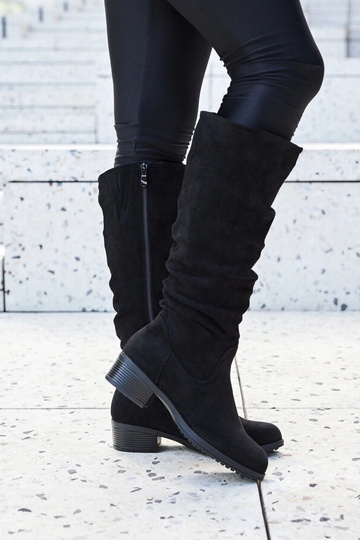 Bottines noires à lacets en... 2