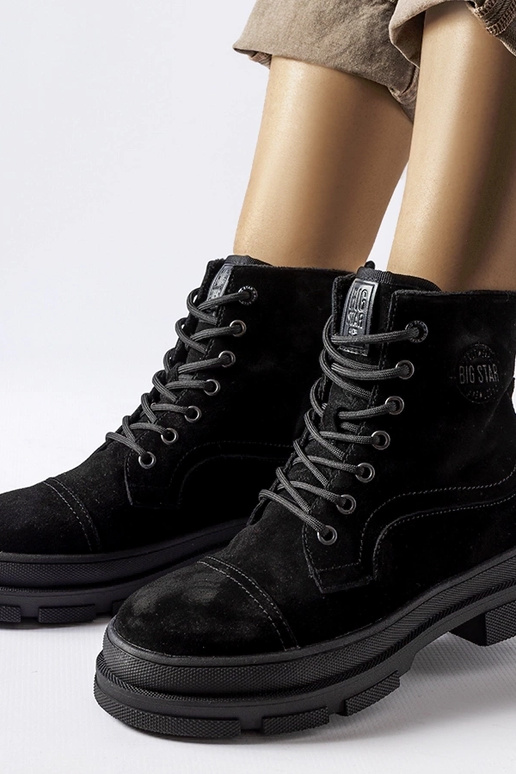 Sac en cuir noir BIG STAR KK274524