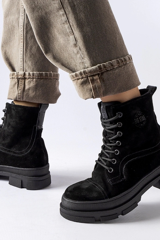 Sac en cuir noir BIG STAR KK274524