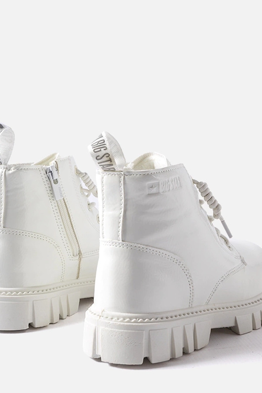 Bottines vernies blanches, « Big Star...