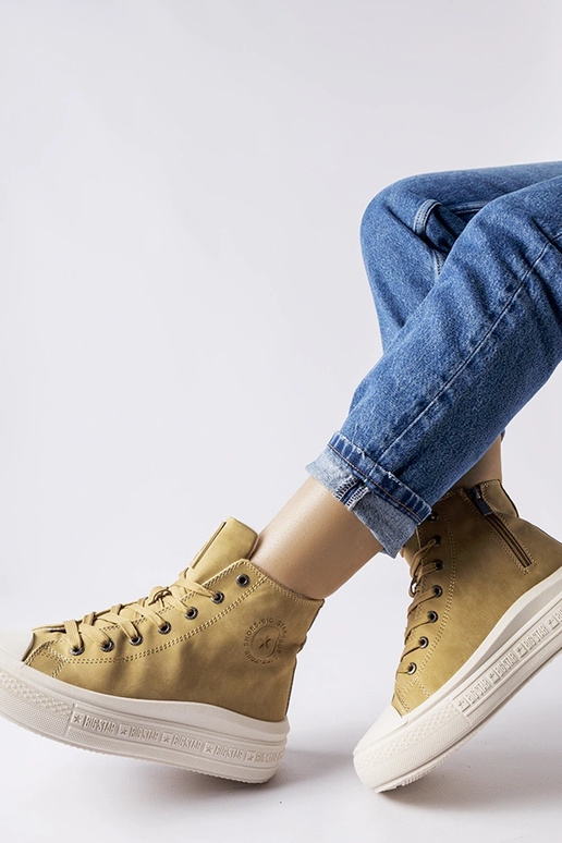 Baskets chaudes beige foncé Big Star...