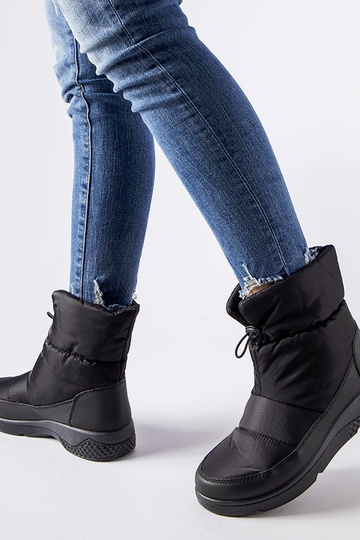 Bottes de neige isolées noires Jensen pour femmes