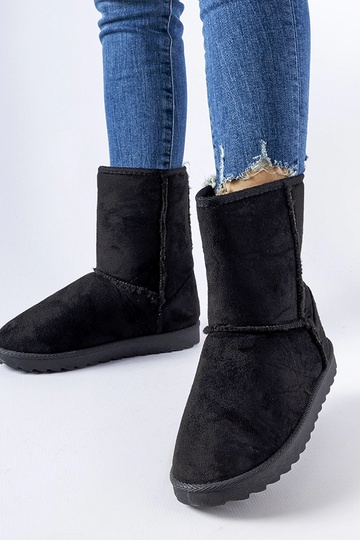 Bottines à talon noires en...