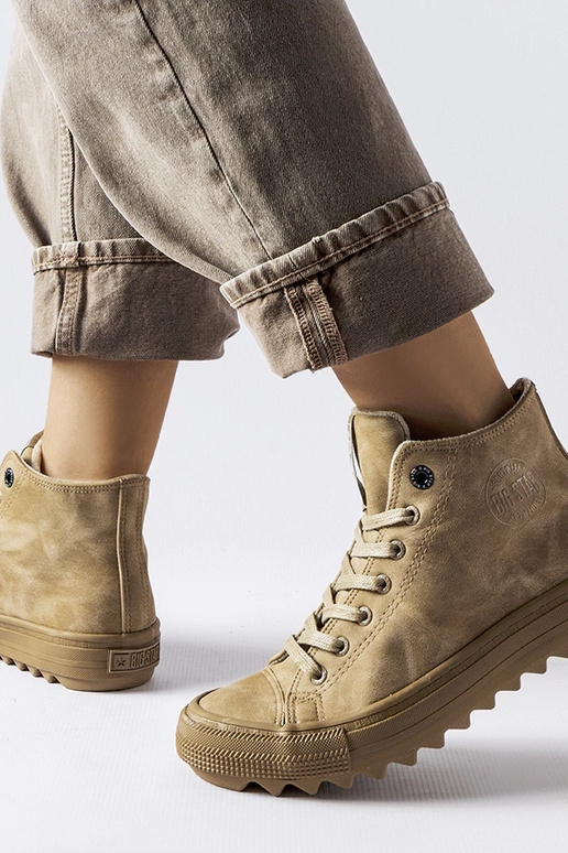 Baskets isolantes beiges Big Star...