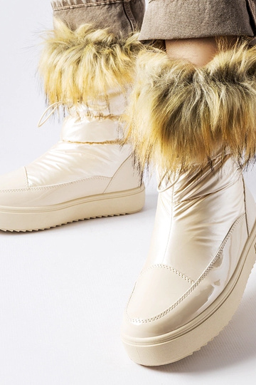 Bottes de neige isolées beiges MM274380 2