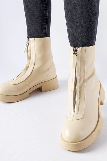 Bottines isolantes beiges...