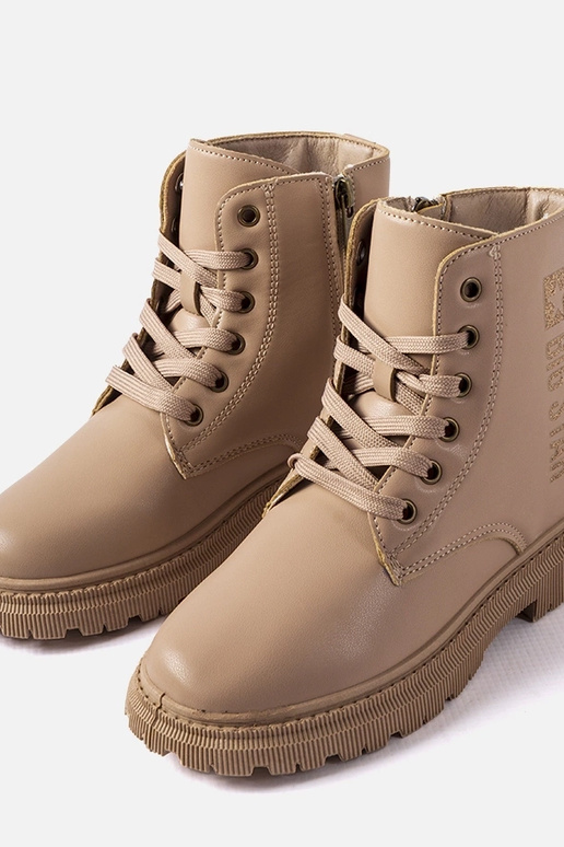 Bottes d'hiver couleur sable, « Big...