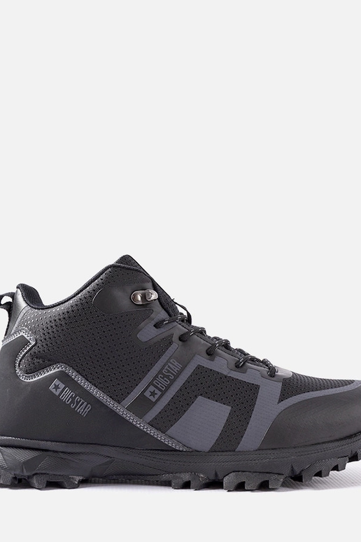 Bottes noires isolées Big Star KK174374 Bottes noires isolées Big Star KK174374