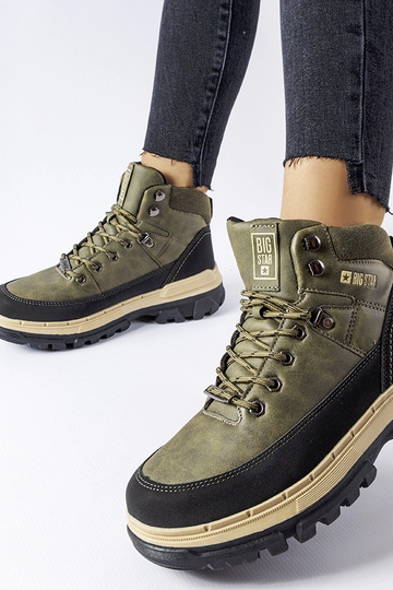 Chaussures vertes pour jeunes Big Star KK274220 2