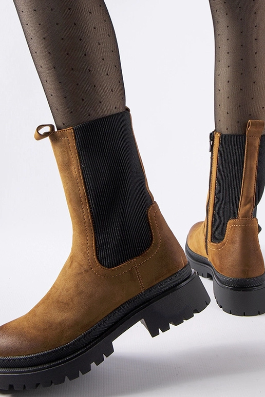 Bottes hautes isolantes marron Bernardo