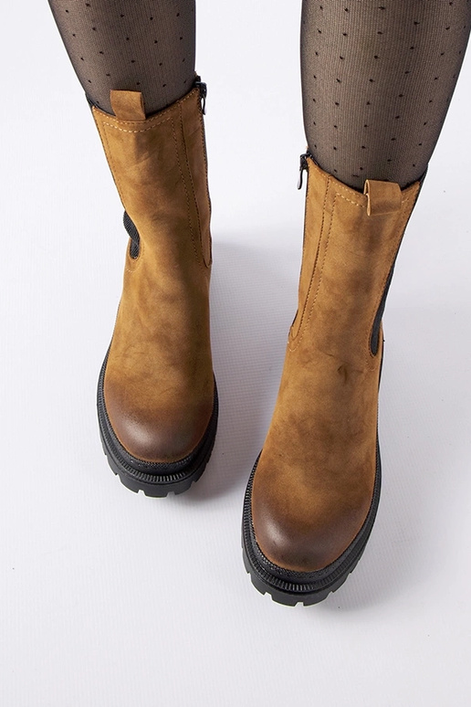 Bottes hautes isolantes marron Bernardo