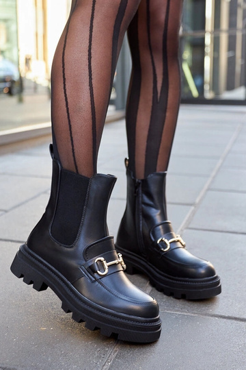 Bottines noires avec...