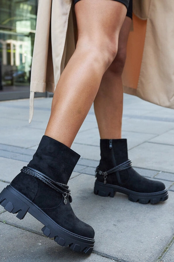 Bottines noires avec...