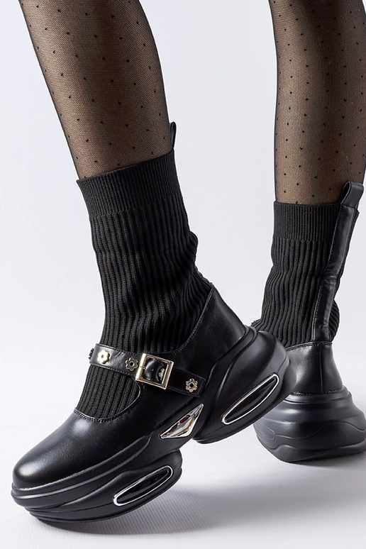 Bottes chaussettes noires Ivana Bottes chaussettes noires Ivana