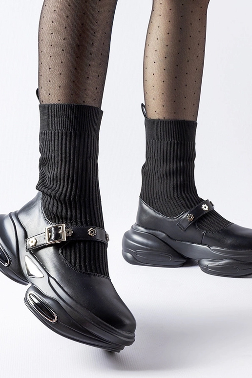 Bottes chaussettes noires Ivana Bottes chaussettes noires Ivana