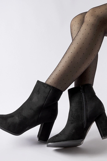 Bottines noires à talon Torricelli