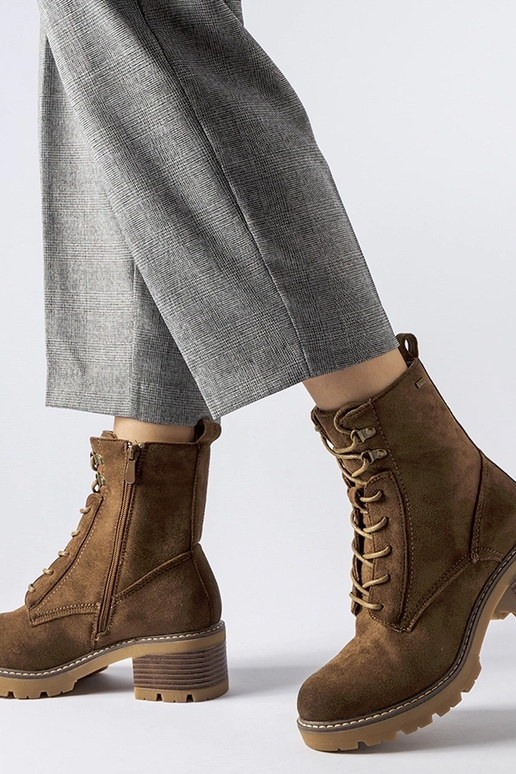 Bottines à lacets marron Clementina Bottines à lacets marron Clementina