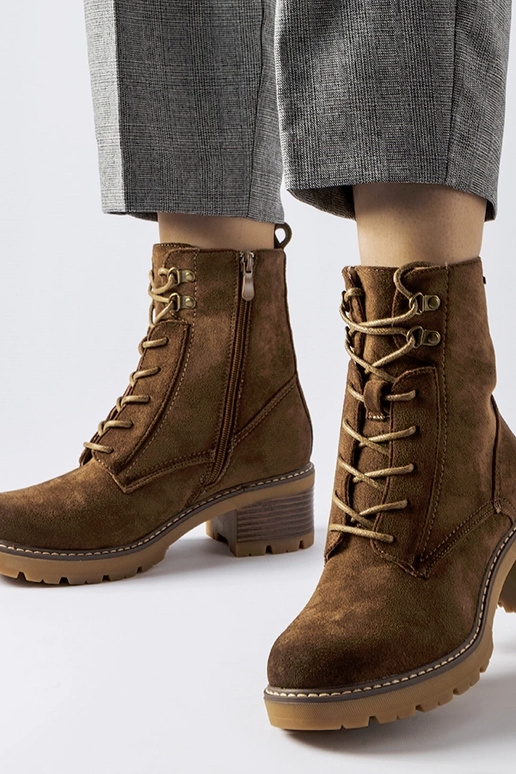 Bottines à lacets marron Clementina Bottines à lacets marron Clementina