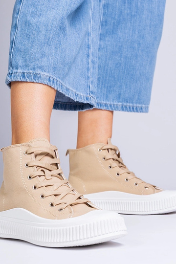 Bottines hautes couleur...