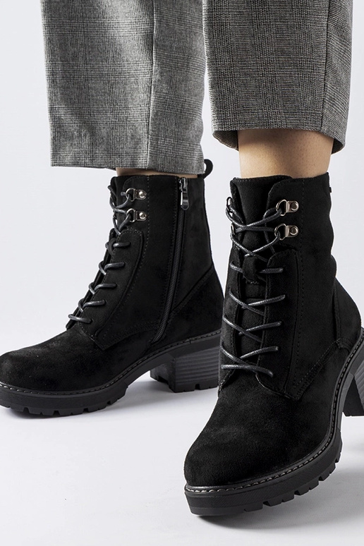 Bottines à lacets noires Clementina Bottines à lacets noires Clementina