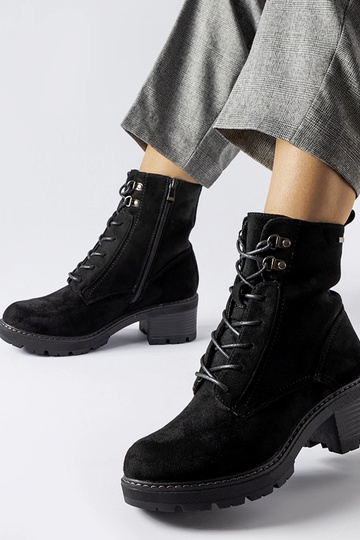 Bottines à lacets noires Clementina 2