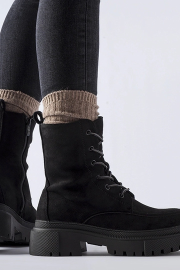 Bottes de travail noires...