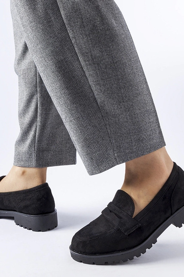 Bottines classiques noires en daim artificiel Ticengo 2
