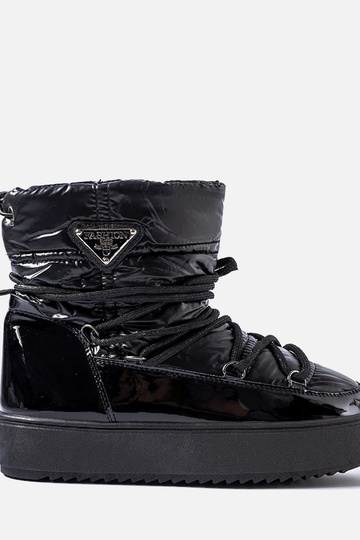 Bottines isolées noires en...