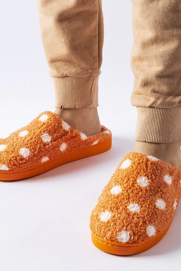 Chaussons chauds orange à... 2