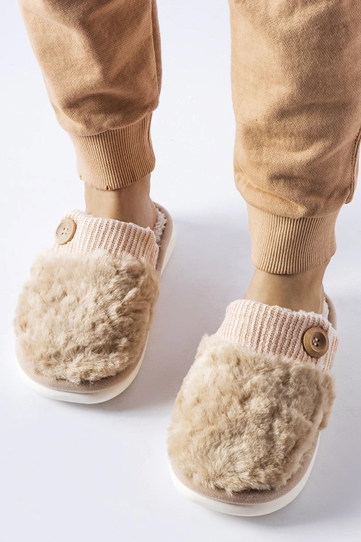 Chaussons isolants beiges Lakeland