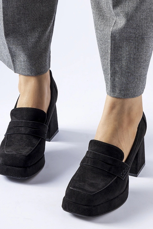 Escarpins noirs sur talon haut Solaine Escarpins noirs sur talon haut Solaine