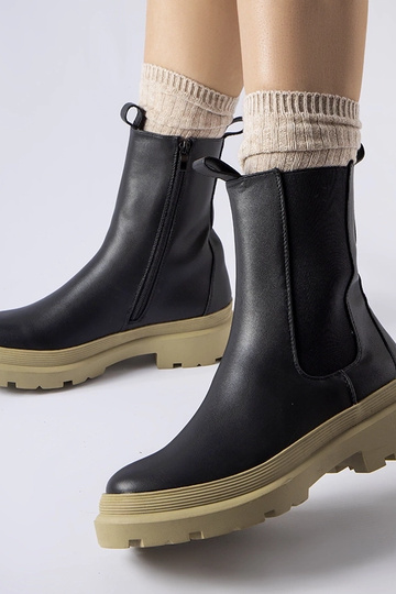 Bottines en Georgette noire... 2