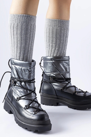 Bottes de neige Eagleville noires et grises