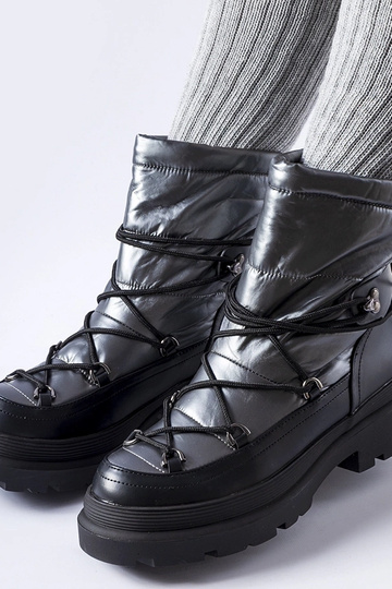 Bottes de neige Eagleville noires et grises 2